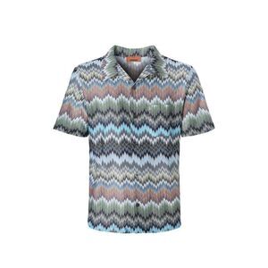 Missoni Men Short-Sleeved Zigzag Shirt